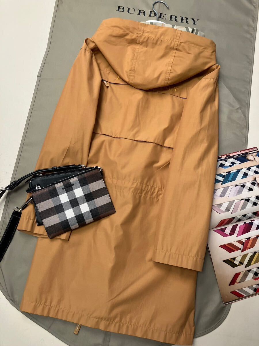 J50【希少人気のイエロー】参考価格14万●超美品 BURBERRY LONDON●高級ジャケットコート バーバリーコート レディース 9号 パッカブルの画像9