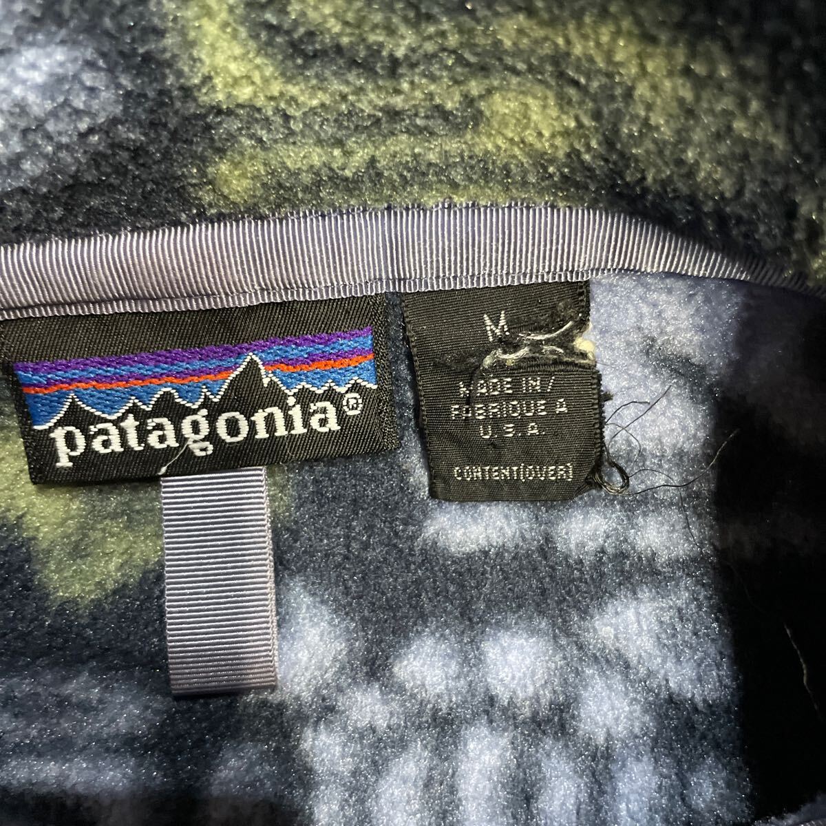 超希少 クリーチャー 90s 92年製 アメリカ製 M ビンテージ Patagonia パタゴニア シンチラスナップT USA プルオーバー フリース