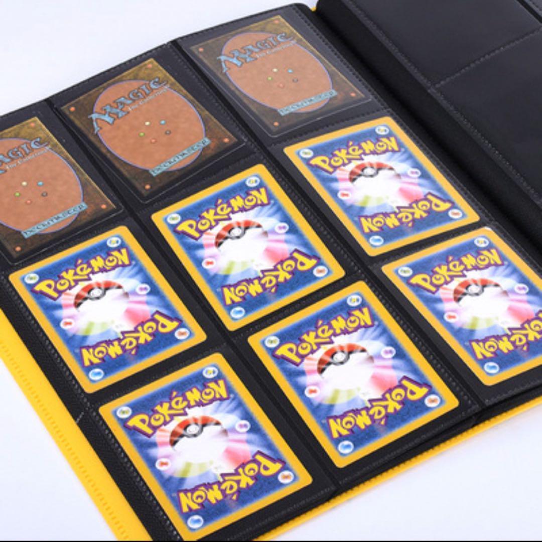 トレカファイル カードケース バインダー 360枚 ブック ポケモン 遊戯王 赤の画像3