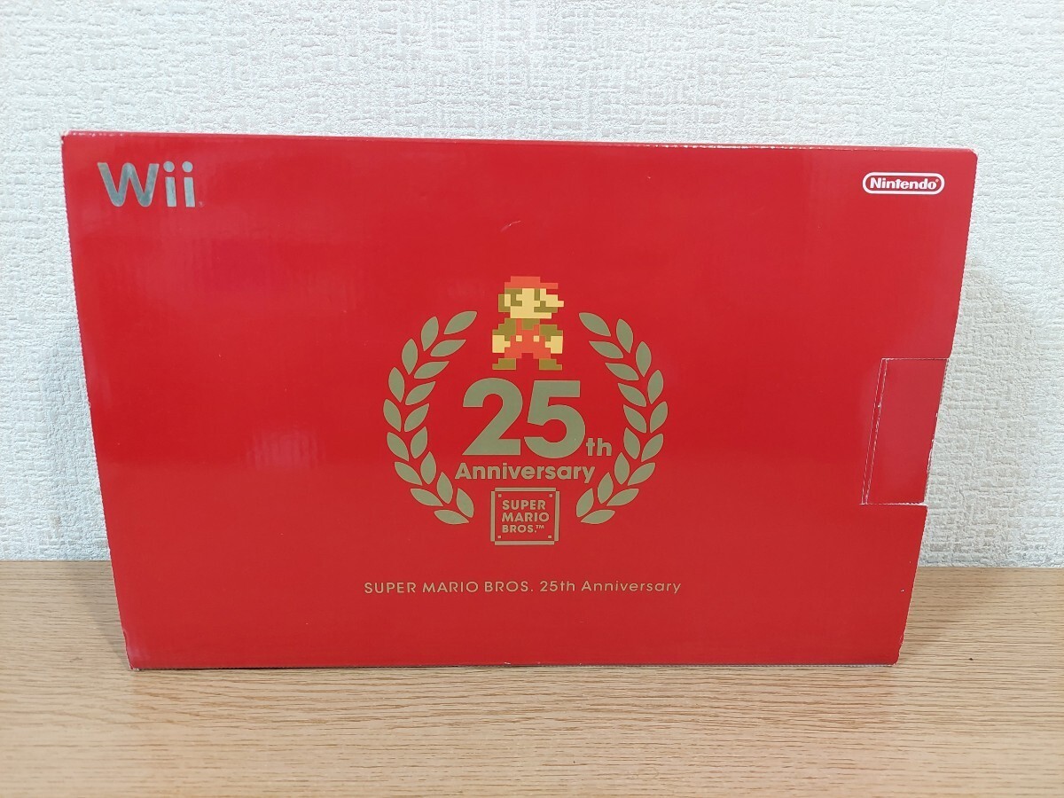 Nintendo 任天堂 Wii本体 25th アニバーサリー スーパーマリオブラザーズ25周年バージョンの画像2