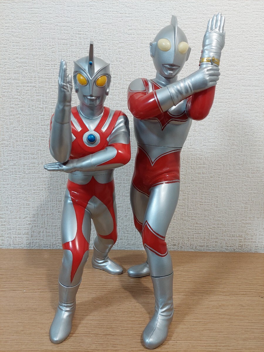 ビッグソフビ フィギュア ウルトラマンジャック ウルトラマンエース 2点セットの画像2