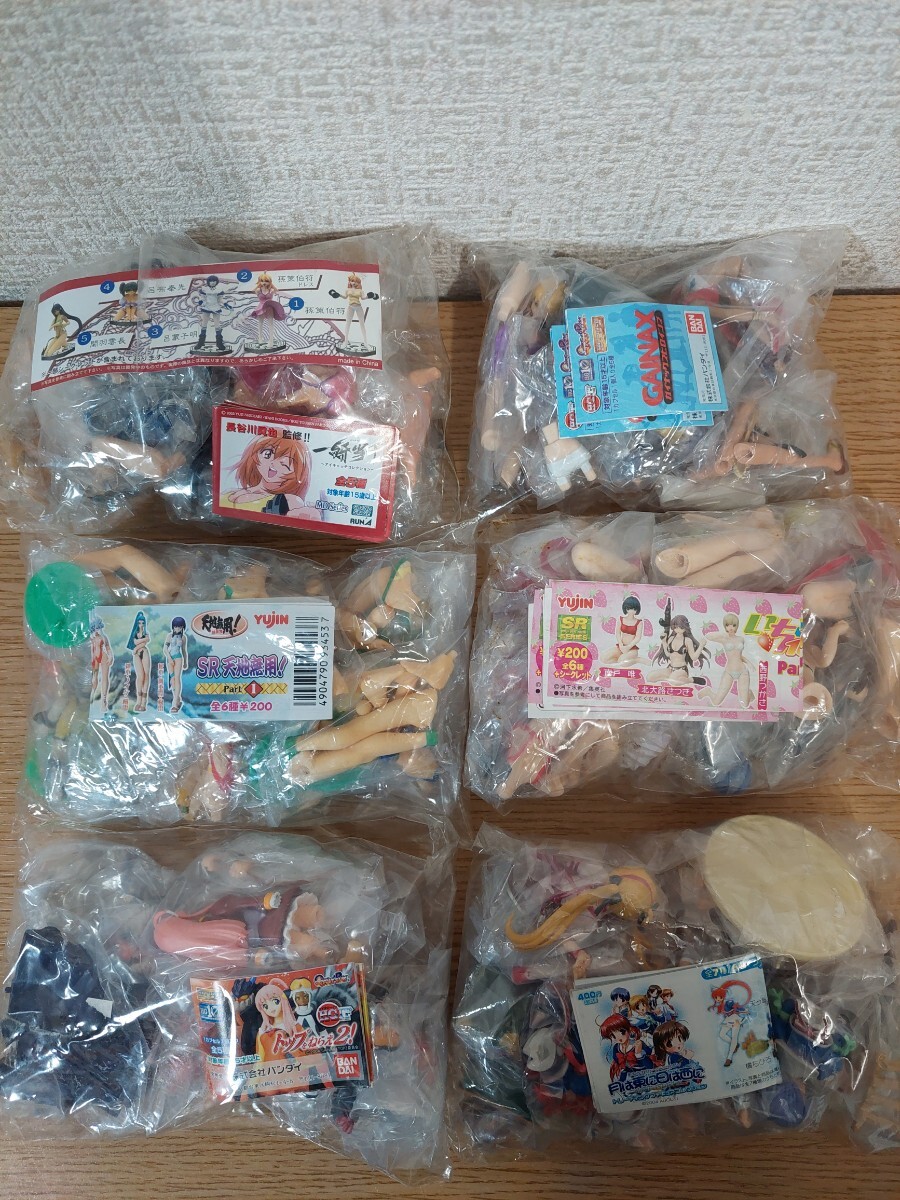 [ large amount ] beautiful young lady mini figure together set /gainaks heroine z/ month is higashi . day is west ./ Great Guardians / Tenchi Muyo / Aim for the Top / strawberry 100%