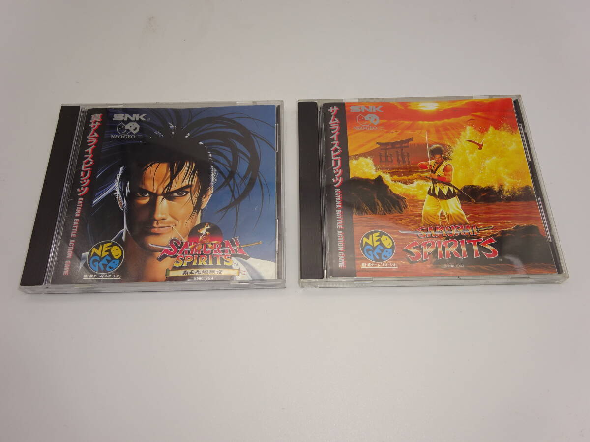 SNK NG ネオジオCD サムライスピリッツ 2本セット_画像1