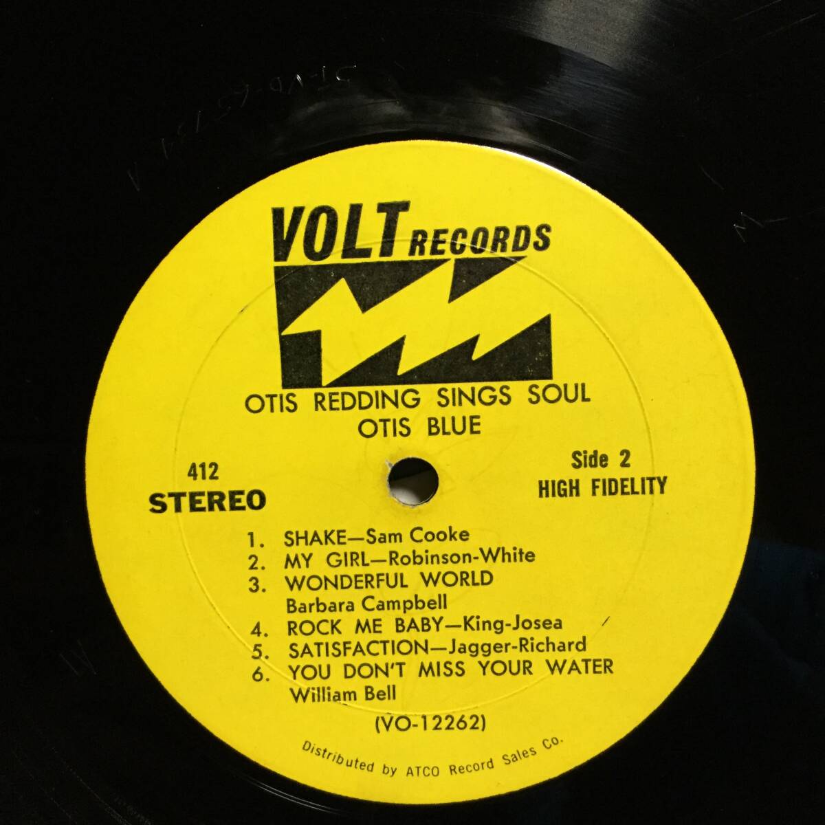 オーティス・ブルー／オーティス・レディング（輸入盤） (LPレコード)　Otis Blue/Otis Redding、ステレオ盤、VOLT 412_画像7