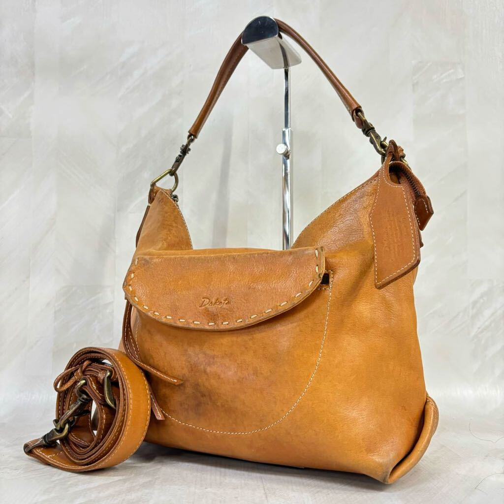 240405-Dakota ダコタ レザー 2way ショルダーバッグ ハンドバッグ 鞄 レディース 婦人鞄 の画像1