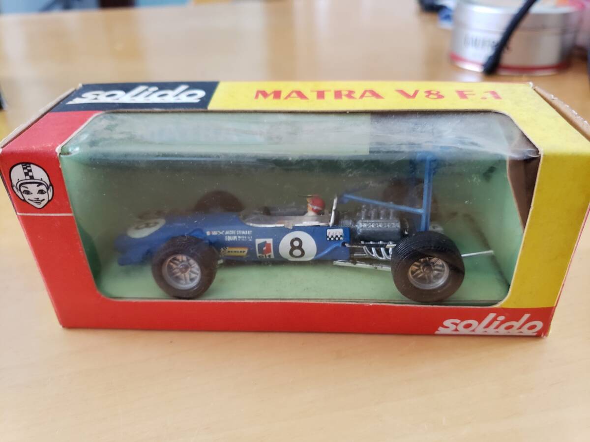 1/43 フランス製 ビンテージ Solido MATRA V8 フォーミュラF1 マトラ 絶版レア フランス車 ルマン シムカ ルノー アルピーヌ シトロエン_画像1