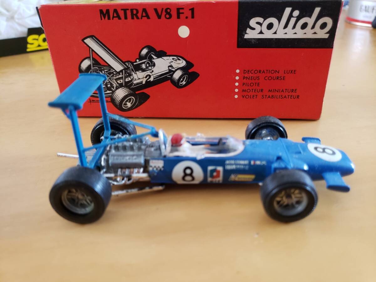 1/43 フランス製 ビンテージ Solido MATRA V8 フォーミュラF1 マトラ 絶版レア フランス車 ルマン シムカ ルノー アルピーヌ シトロエン_画像3