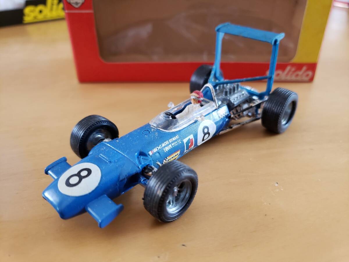 1/43 フランス製 ビンテージ Solido MATRA V8 フォーミュラF1 マトラ 絶版レア フランス車 ルマン シムカ ルノー アルピーヌ シトロエン_画像4