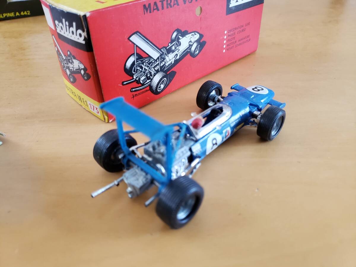 1/43 フランス製 ビンテージ Solido MATRA V8 フォーミュラF1 マトラ 絶版レア フランス車 ルマン シムカ ルノー アルピーヌ シトロエン_画像5