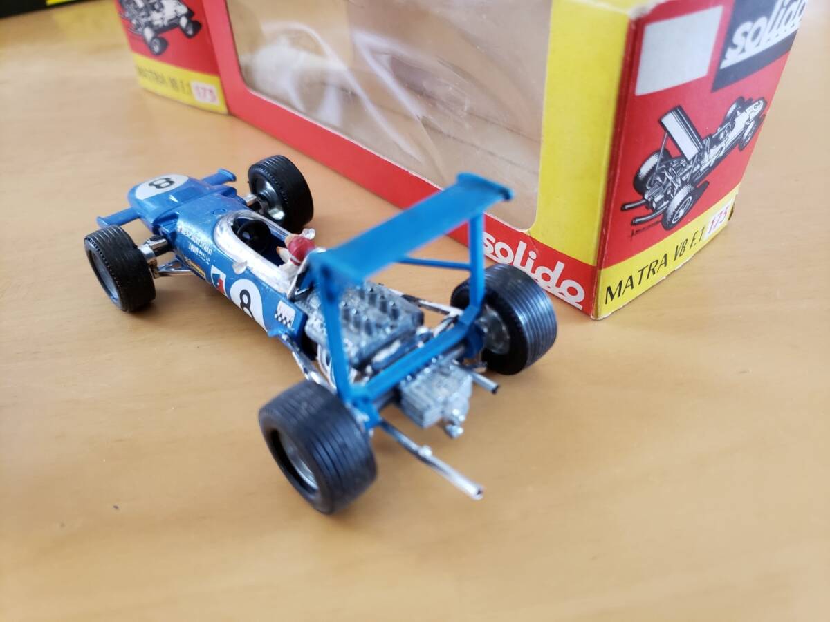 1/43 フランス製 ビンテージ Solido MATRA V8 フォーミュラF1 マトラ 絶版レア フランス車 ルマン シムカ ルノー アルピーヌ シトロエン_画像7