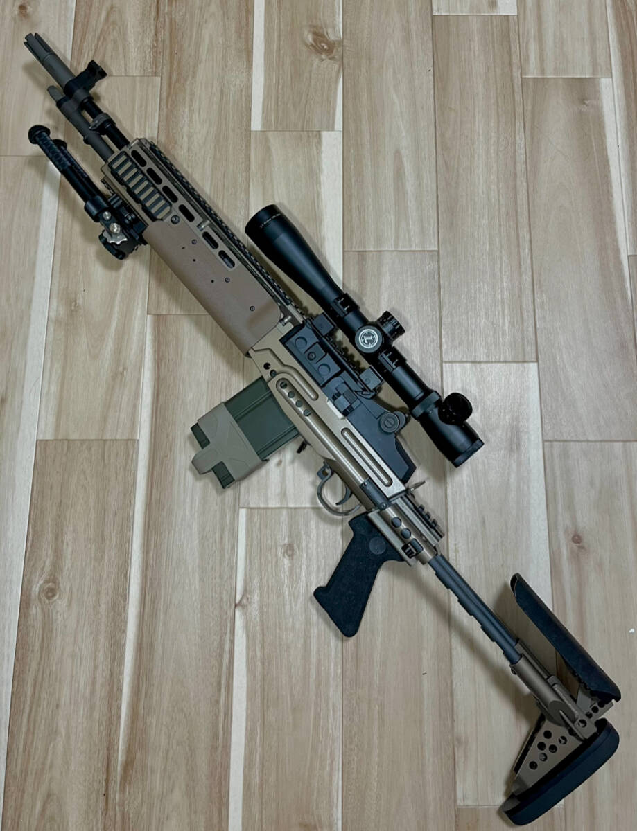 希少 WE MK14 M14 EBR カスタム マークスマン ライフル HK 417 MTR SCAR H MK18 SR 25 G28 M110 MK20 VFC GHK マルイ ドラグノフ _画像9