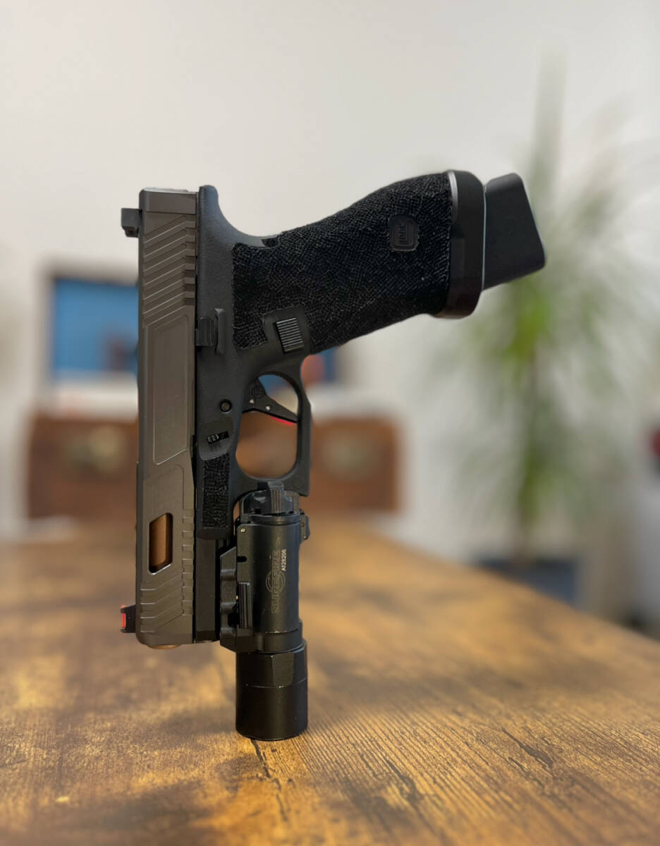 超希少 Bomber × Umarex TTI G45 「SNAKE EYES」 カスタム Glock G17 G18 G19 G22 G26 G34 G47 グロック SAI FI マルイ VFC MK27の画像6