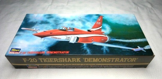  Hasegawa 1/72 F-20 Tiger Shark demo ns tray ta- inside sack unopened parts verification settled 