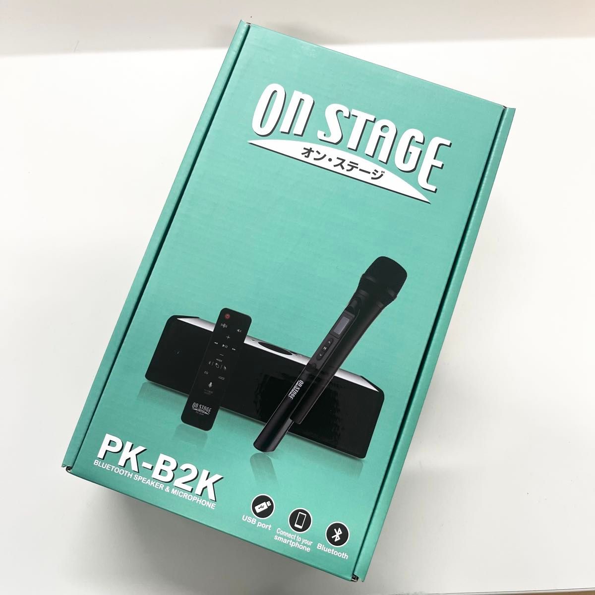 【新品】オン・ステージ カラオケスピーカー マイクセット PK-B2K