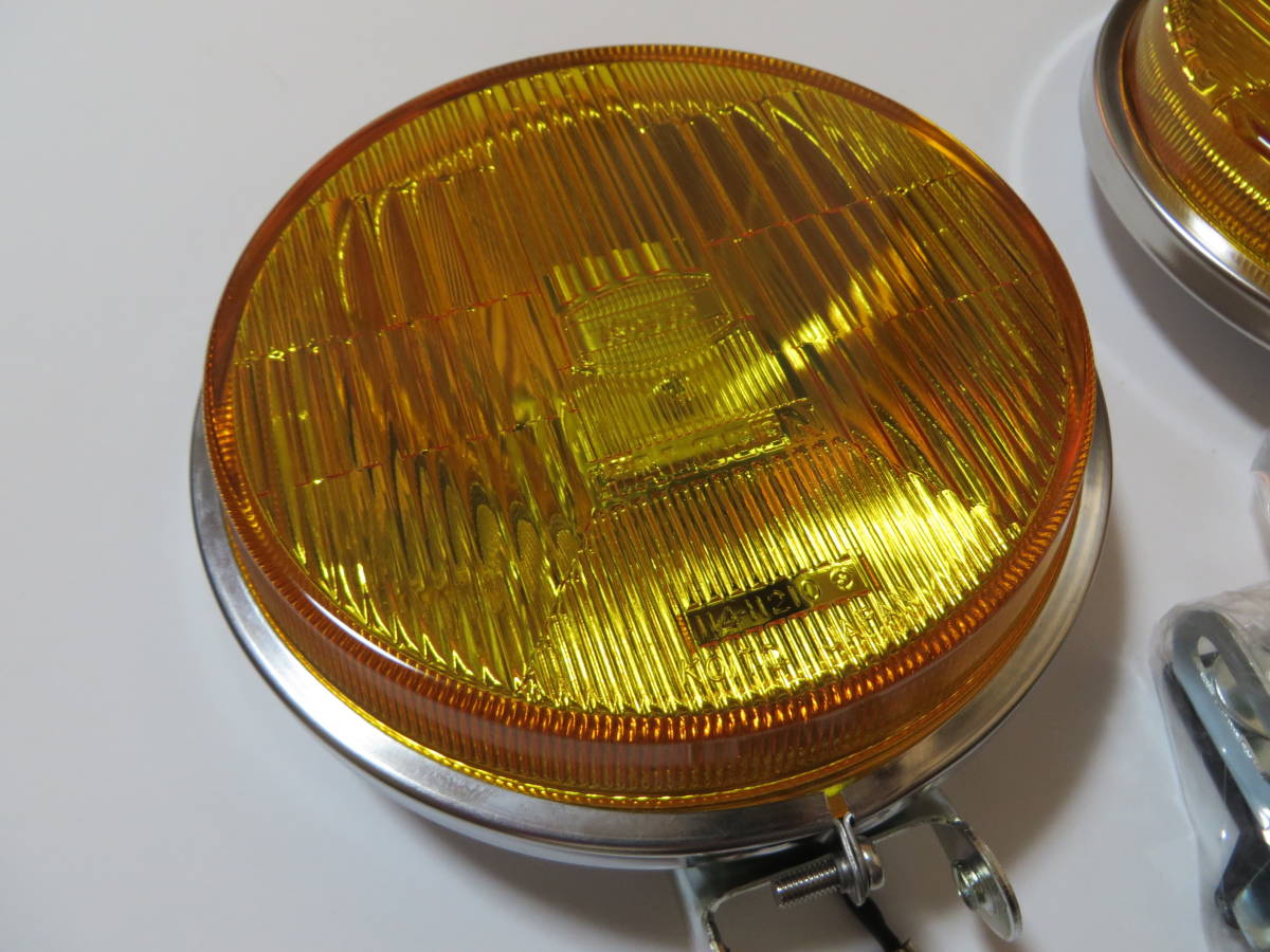 フォグランプ ハロゲン 本体 2個 丸型 150φ 小糸製作所 KOITO 12V 55W fog lamp 旧車 ベレット HALOGEN bellett mini ワーゲン ジムニー_画像4