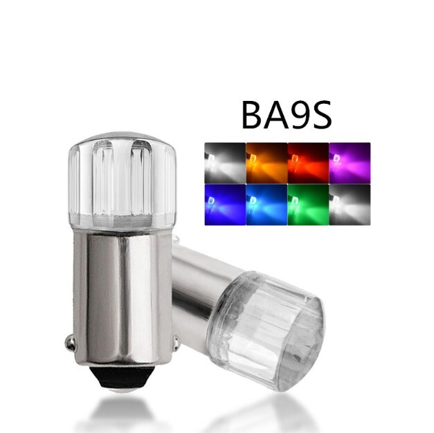 BA9S LED 4個 12V バルブ ルームランプ インジケーター ポジション ナンバー灯 6000K 電球 マップランプ 高輝度 白 ホワイト 007_画像1