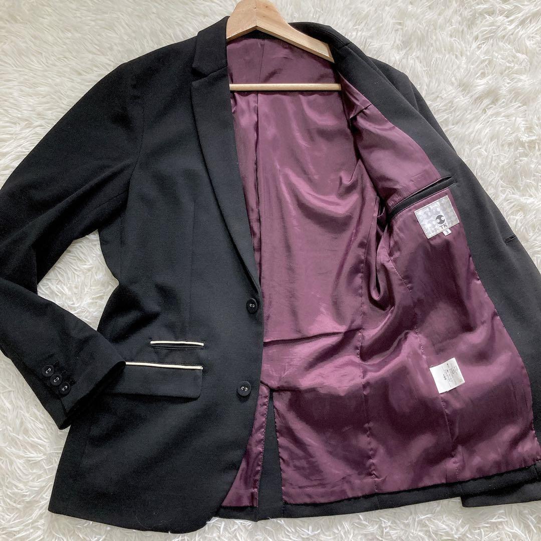  редкость /L* Takeo Kikuchi TAKEO KIKUCHI tailored jacket мужской бизнес black purple ru Anne темно синий путешествие жакет 