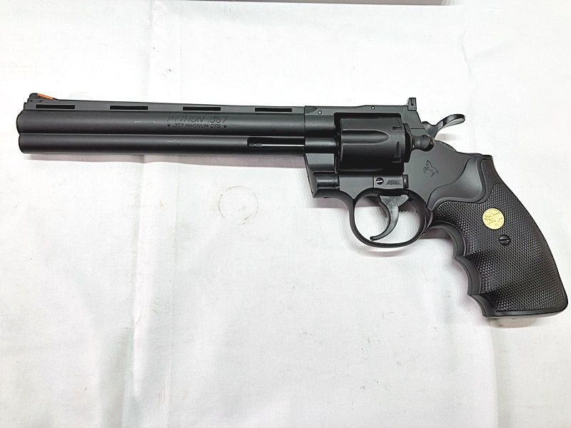  Crown Colt питон Hunter.357 Magnum 8 дюймовый ASGK воздушный soft gun включение в покупку OK 1 иен старт *HAC