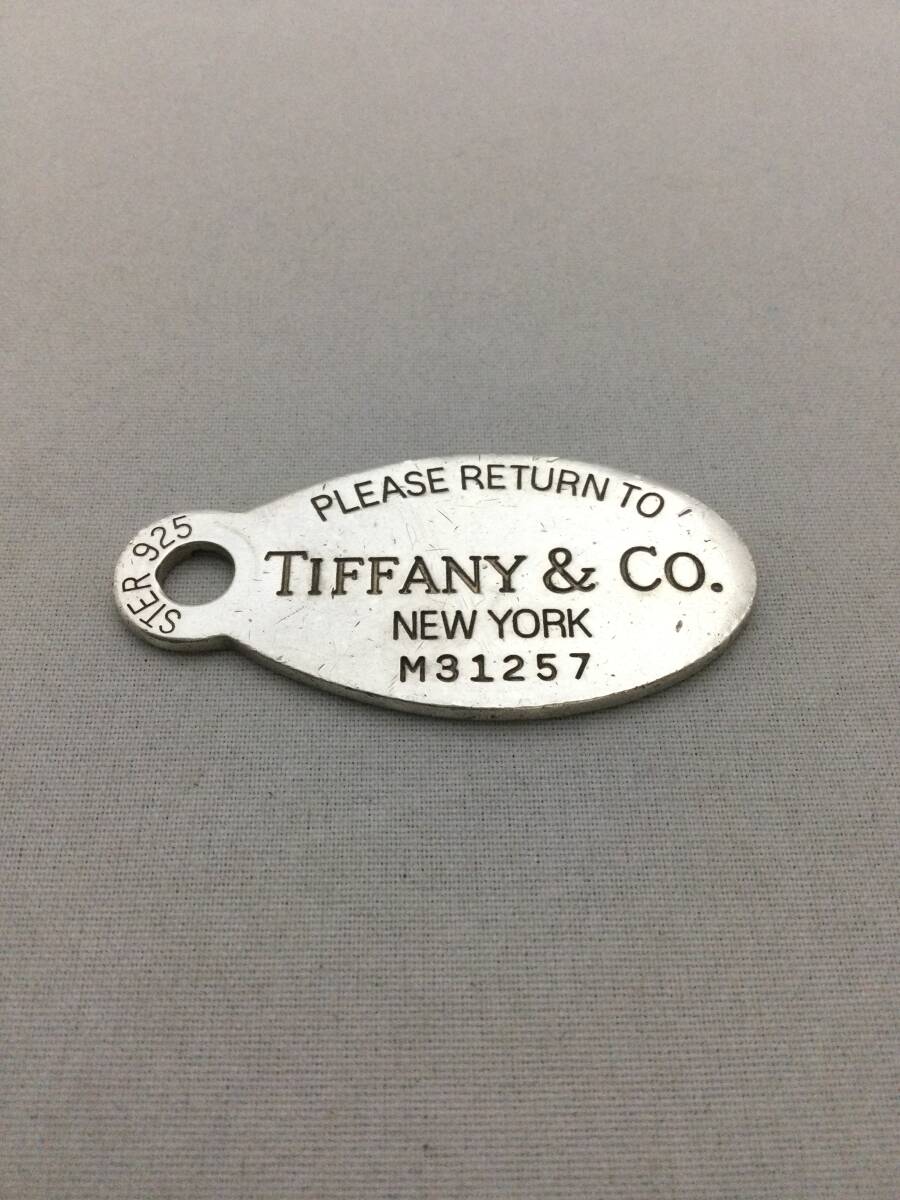 TIFFANY&Co.　ティファニー　リターントゥ　オーバル　ネックレストップ　シルバー　アクセサリー　925【A06386】_画像1