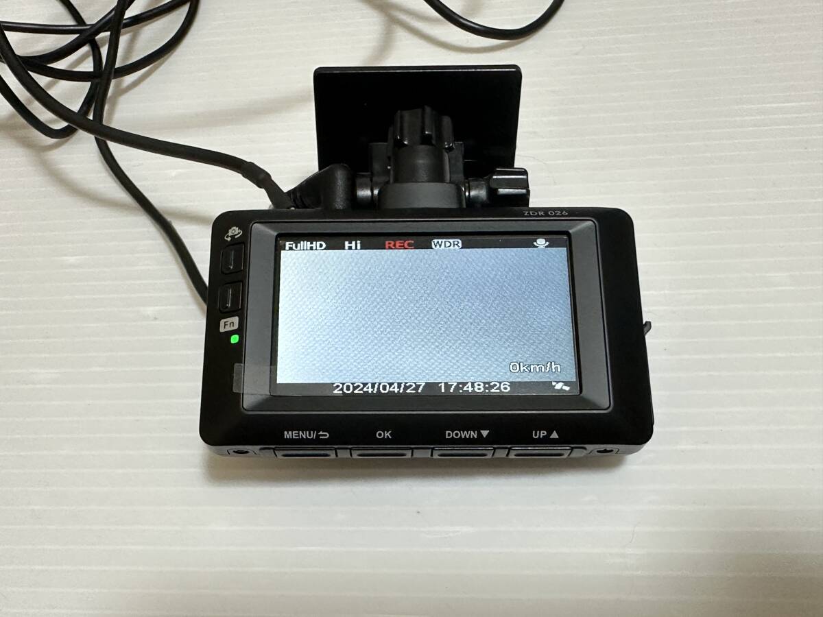 286 前後カメラ コムテック COMTEC ZDR-026 ドラレコ ドライブレコーダー 送料520円