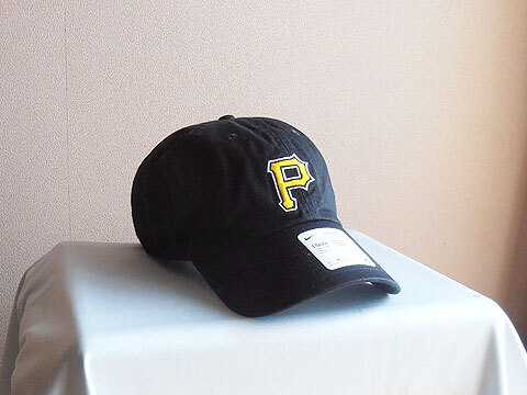 【訳あり】 ナイキ パイレーツ キャップ ブラック Nike Pittsburgh Pirates Heritage 86 Adjustable Hat- Blackの画像2