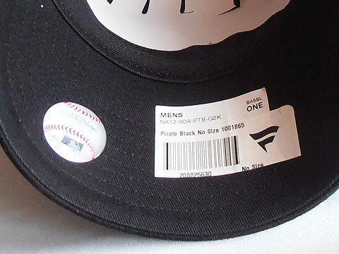 【訳あり】 ナイキ パイレーツ キャップ ブラック Nike Pittsburgh Pirates Heritage 86 Adjustable Hat- Blackの画像5