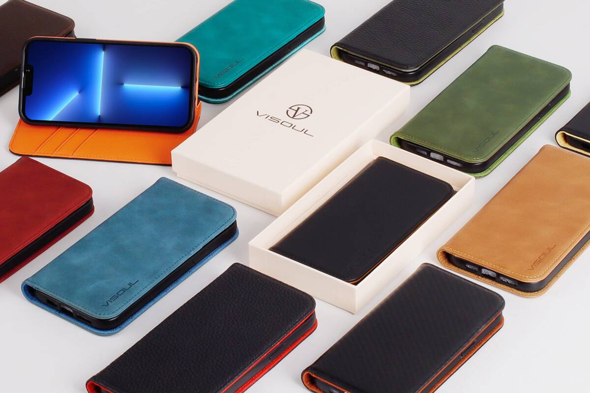 【SALE】アイフォン12 プロケース ケース 手帳型 本革 レザー スマホケース 12 カード収納 携帯ケース 全面保護 マグネの画像8