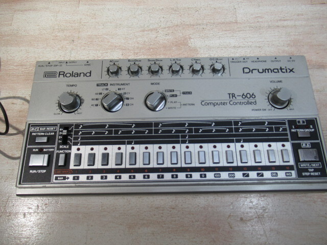 Roland Roland TR-606 Drumatix rhythm machine operation not yet verification sound module sound equipment Vintage 