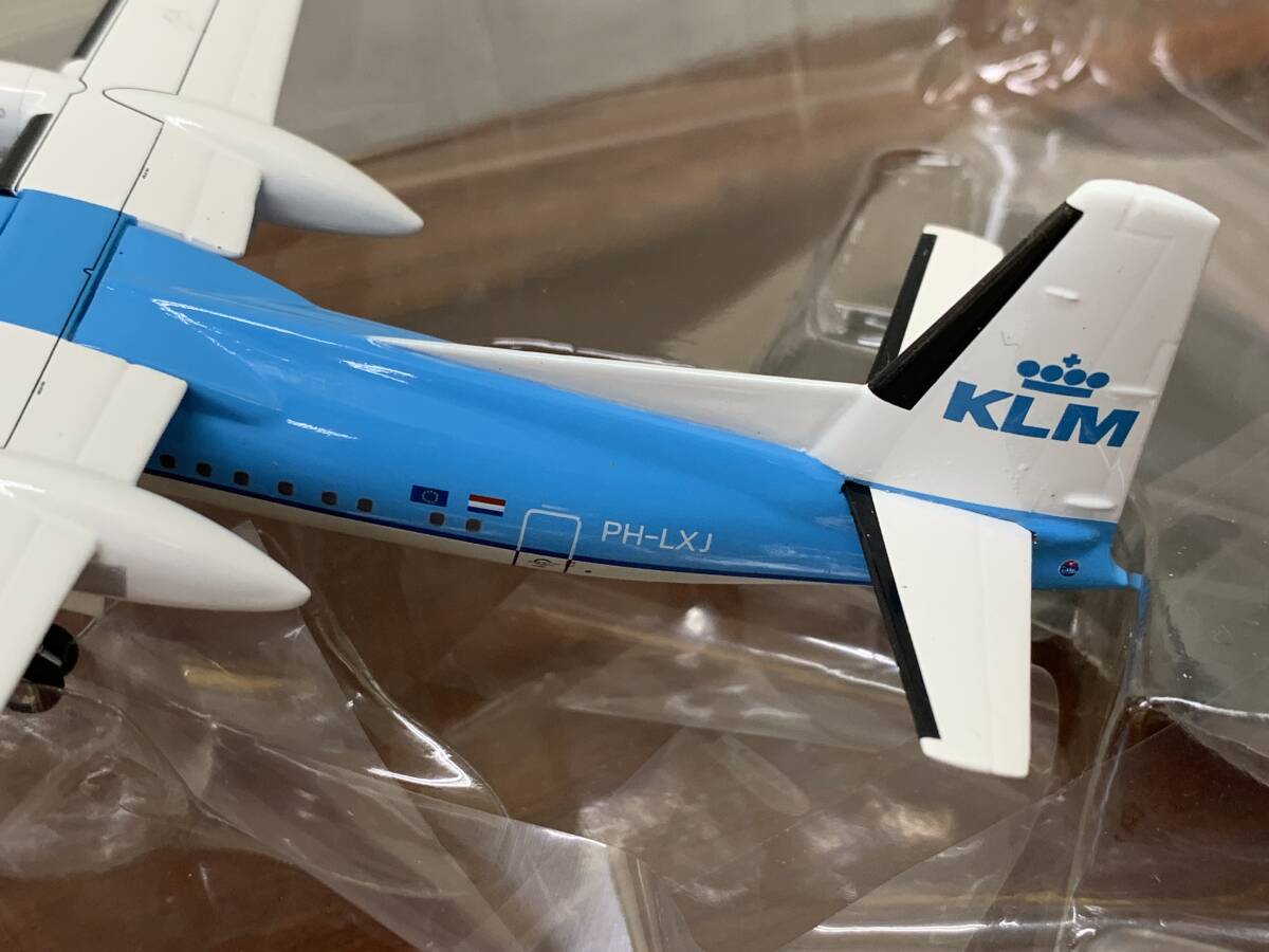 herpa　ヘルパ　552714　KLM　Royal　Dutch　Airlines　オランダ航空　Cityhopper　Fokker　50　PH-LXJ　1/200_画像6