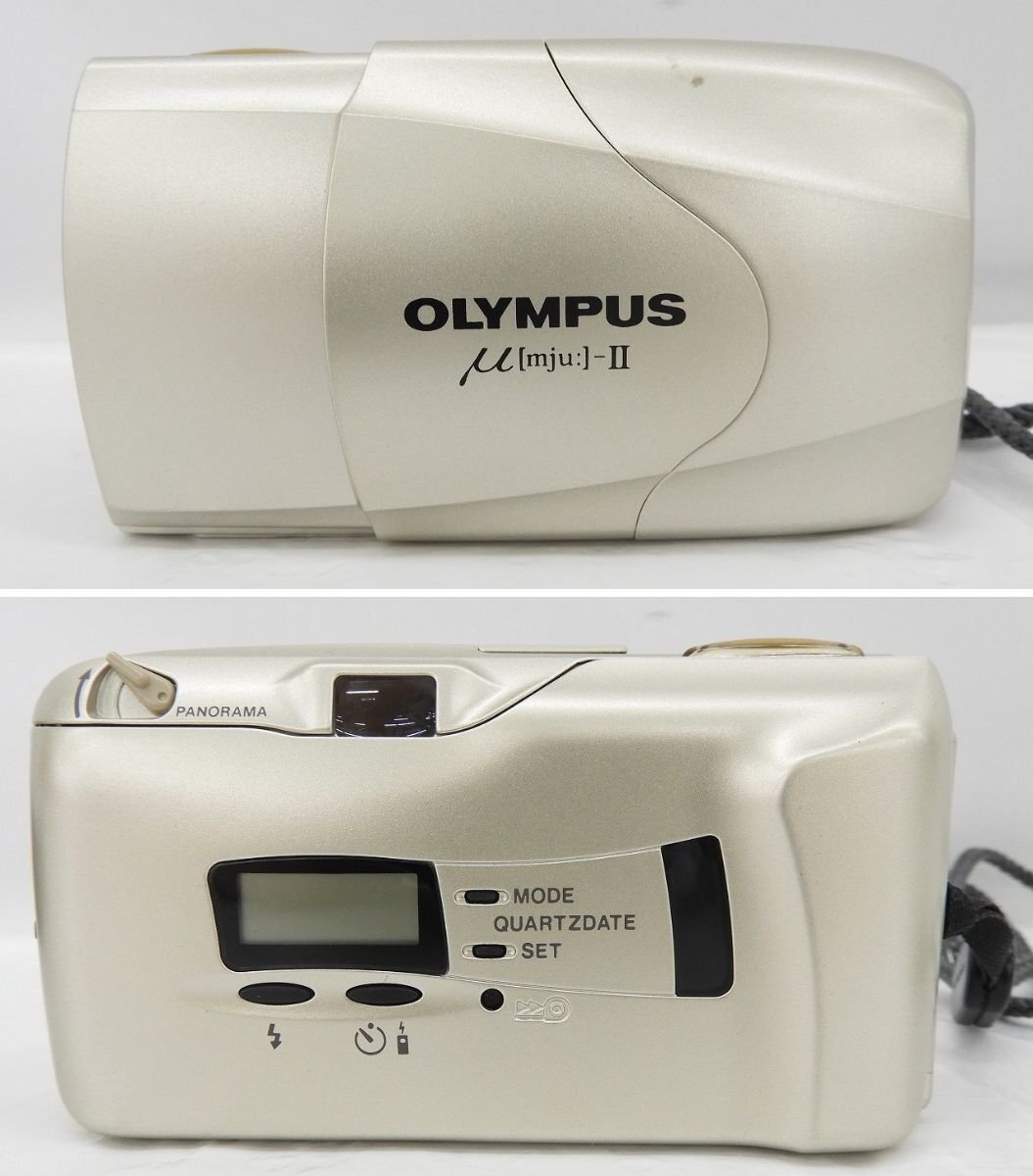 1円～【ジャンク品】OLYMPUS オリンパス コンパクトフィルムカメラ μ[mju:]-II ※動作未確認 11551972 0416の画像4