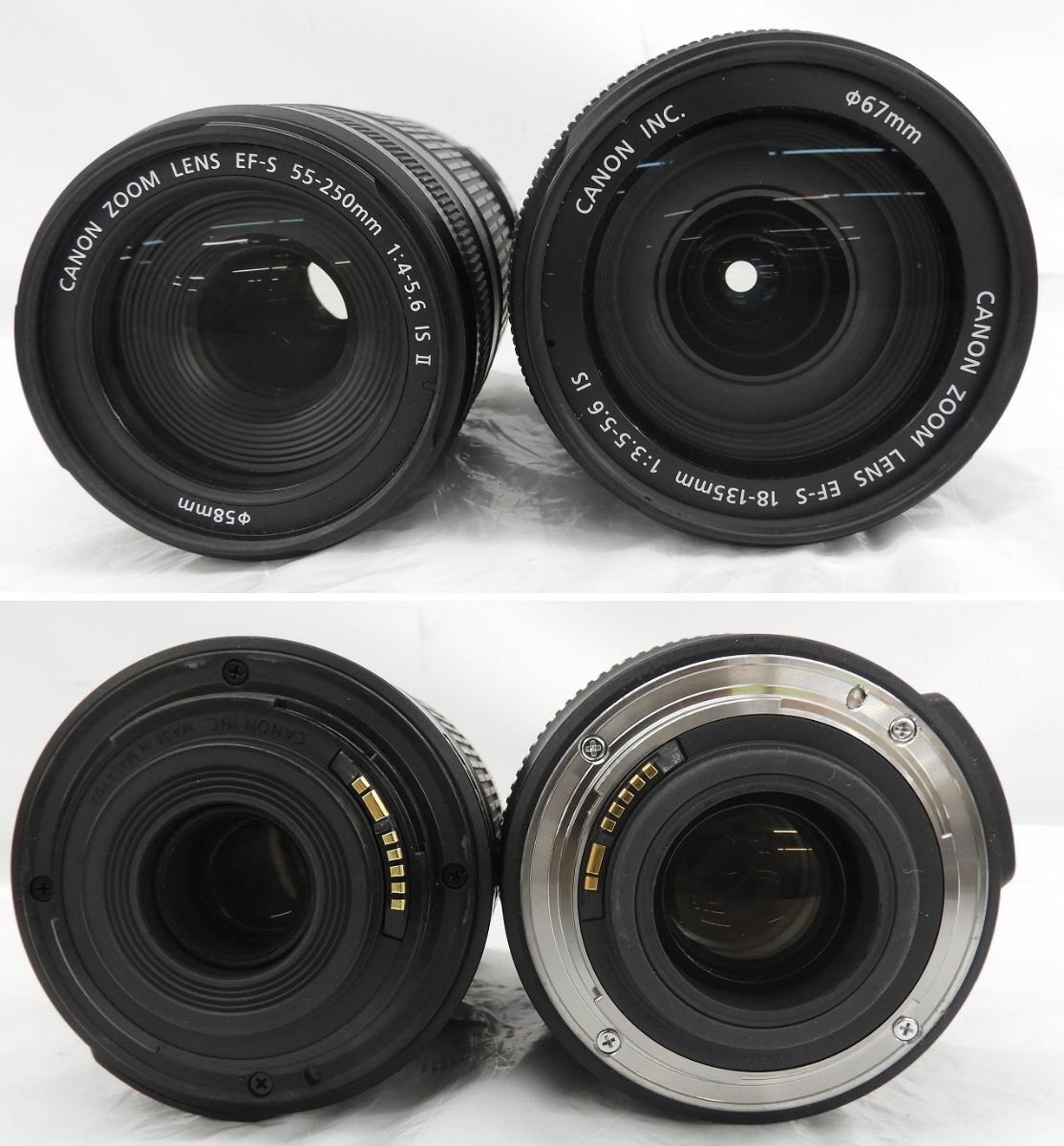 【中古品】Canon キャノン デジタル一眼レフカメラ EOS 60D レンズ2本(18-135/55-250ｍｍ)セット 11562356 0430_画像8