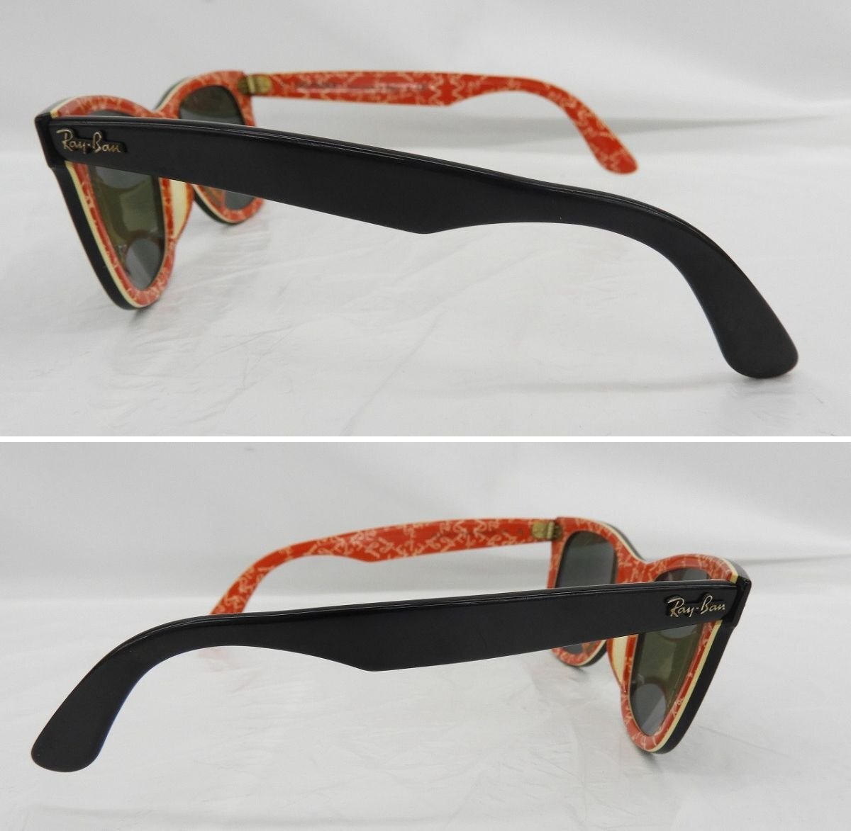 1円～【中古品】Ray-Ban レイバン サングラス ウェイファーラー WayFarer RB2140-F 1016 52□22 3N 715103018 0422の画像3