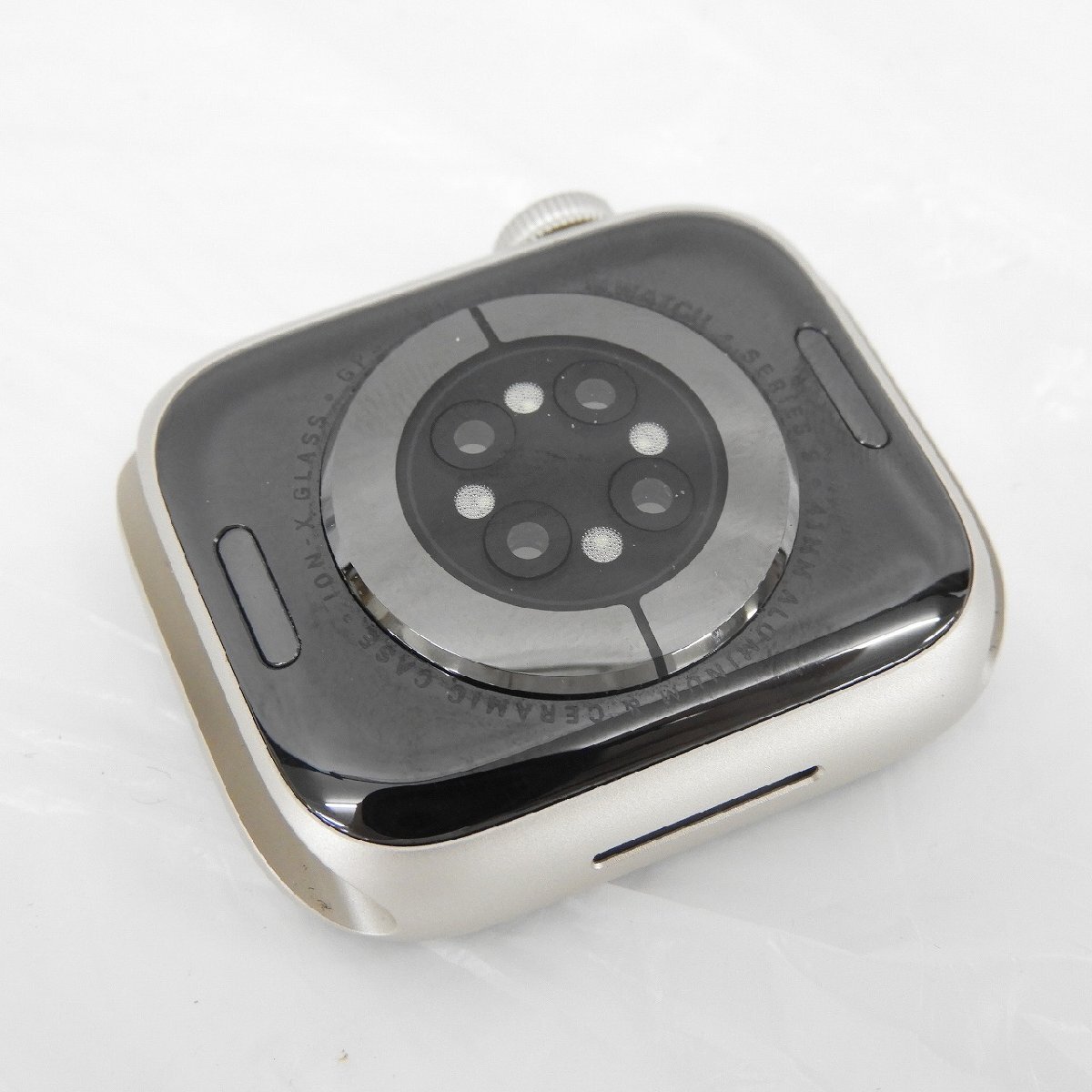 【美品】Apple Watch アップルウォッチ Series 9 GPSモデル 41mm MR8T3J/A スターライトアルミ+スポーツバンド S/M 981178240 0405_画像3