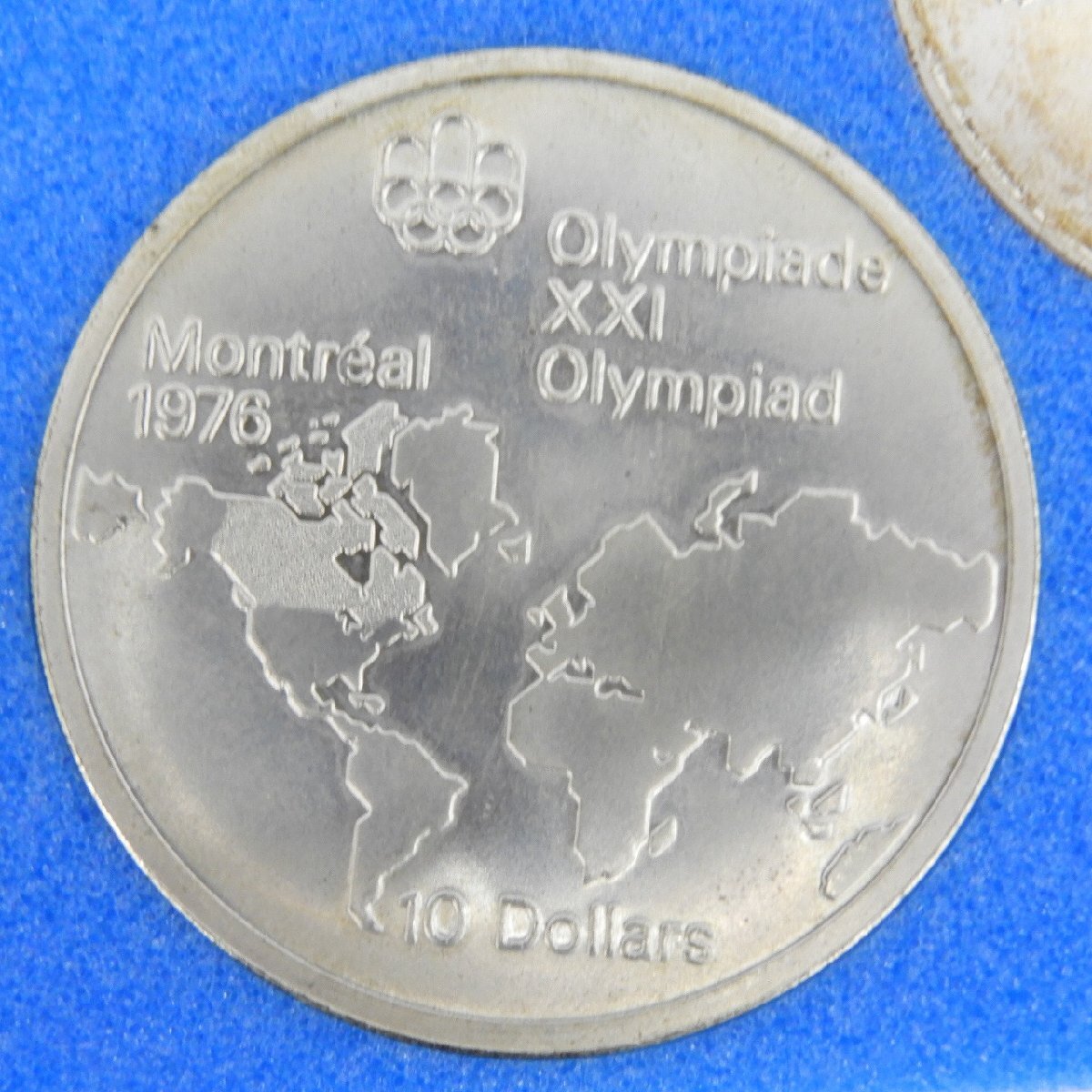 【記念コイン】第21回オリンピック モントリオール大会記念銀貨 ケース付き 817115184 0407の画像6