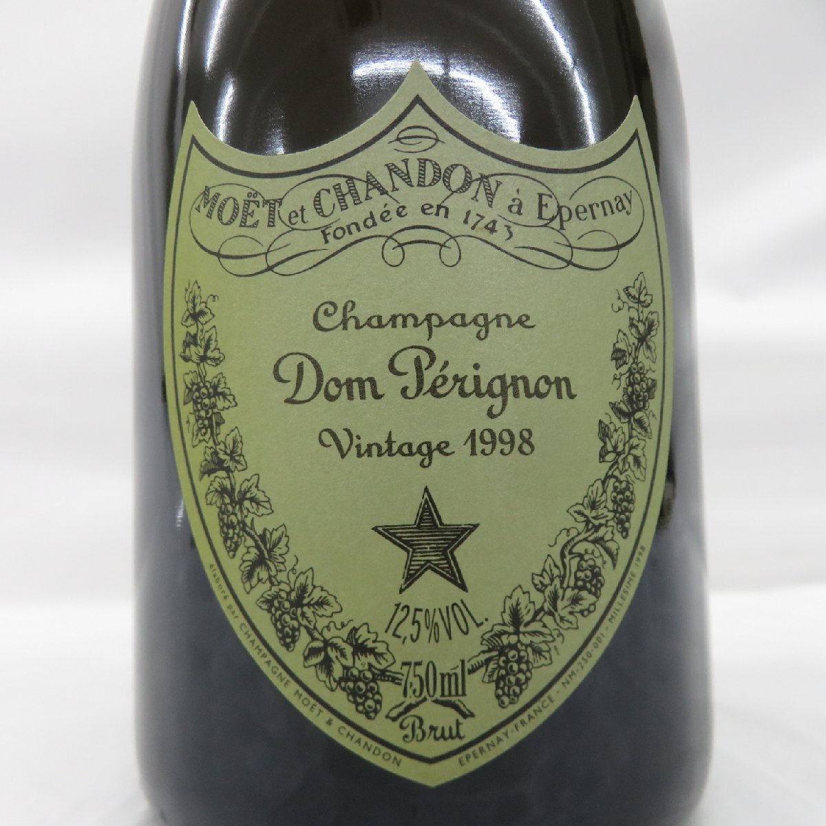 【未開栓】Dom Perignon VINTAGE ドンペリニヨン ヴィンテージ 1998 シャンパン 750ml 12.5% ※液面低下 896114037 0408_画像2