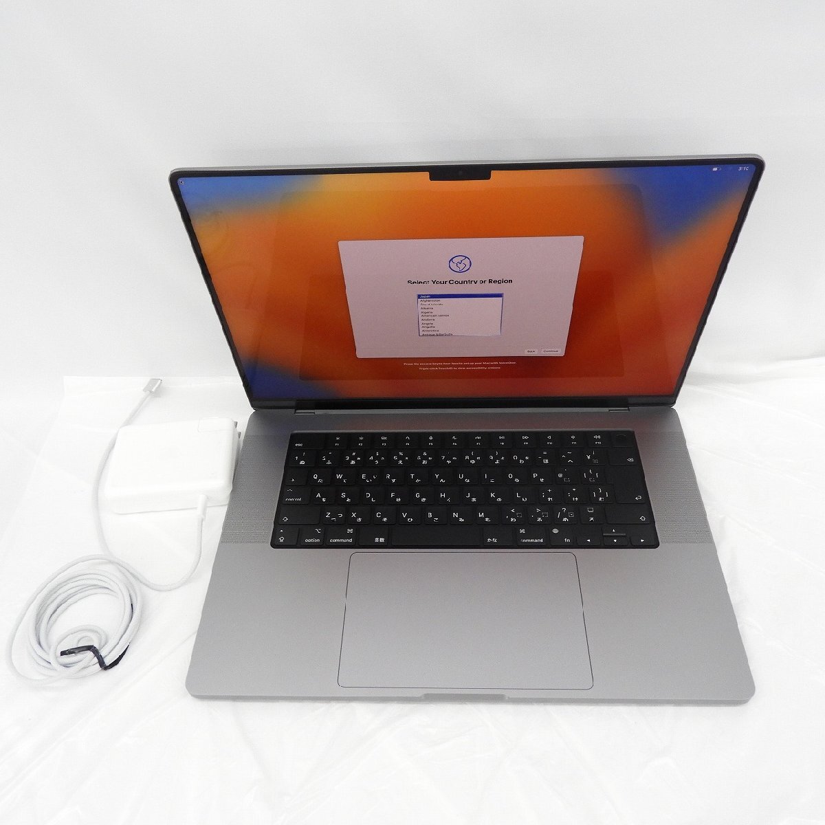 【中古品】Apple アップル ノートパソコン MacBook Pro 2021 16インチ MK1A3J/A スペースグレイ M1 MAX/32GB/SSD1TB 11536509 0408の画像1