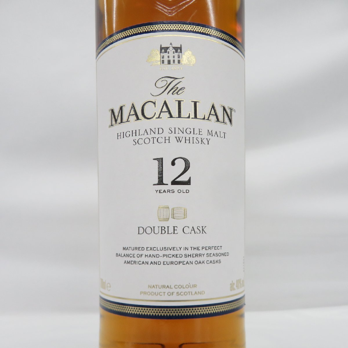 【未開栓】The MACALLAN ザ・マッカラン 12年 ダブルカスク ウイスキー 700ml 40% 箱付 11520094 0409の画像3