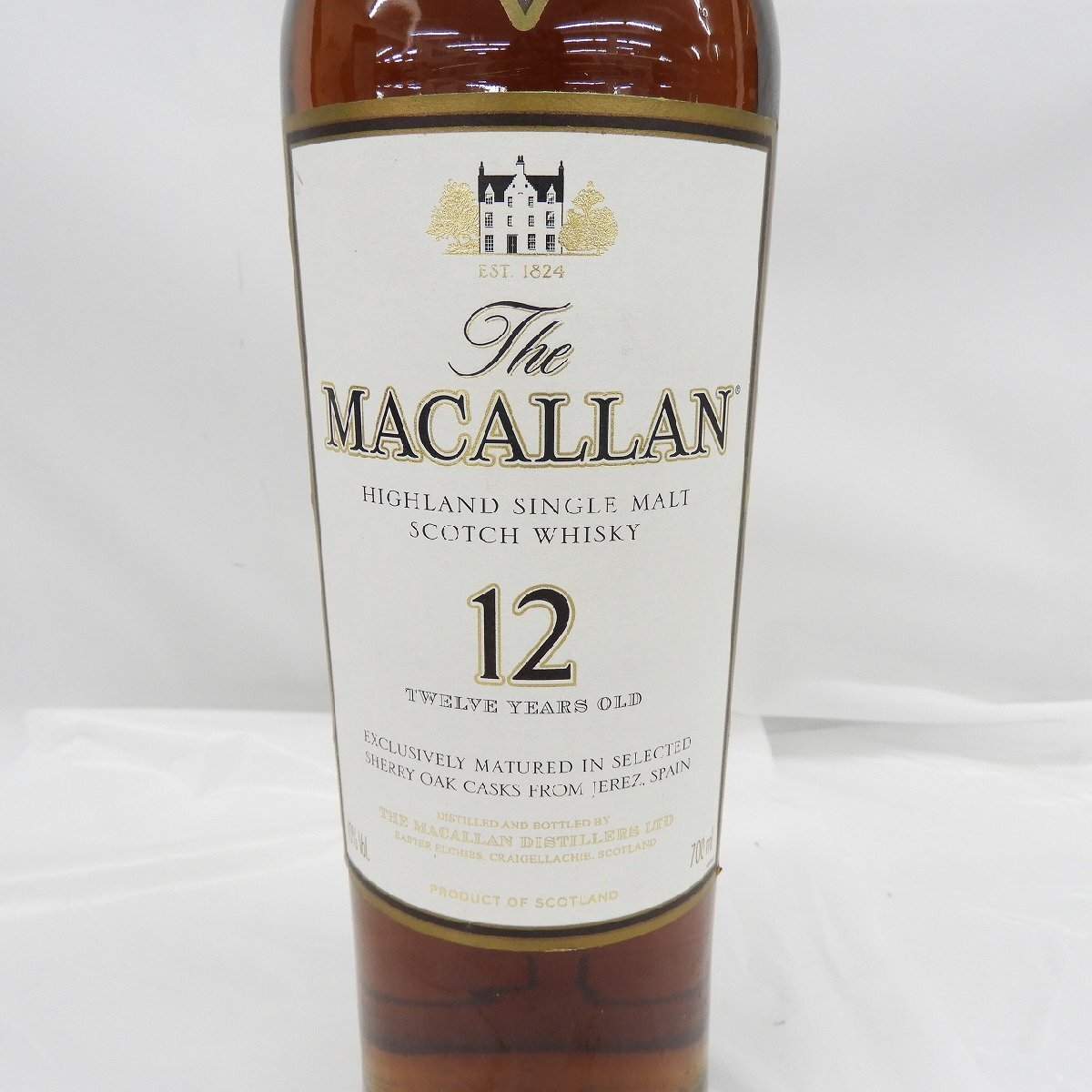 【未開栓】The MACALLAN ザ・マッカラン 12年 シェリーオーク 旧ボトル ウイスキー 700ml 40% 箱付 903329130 0409の画像3