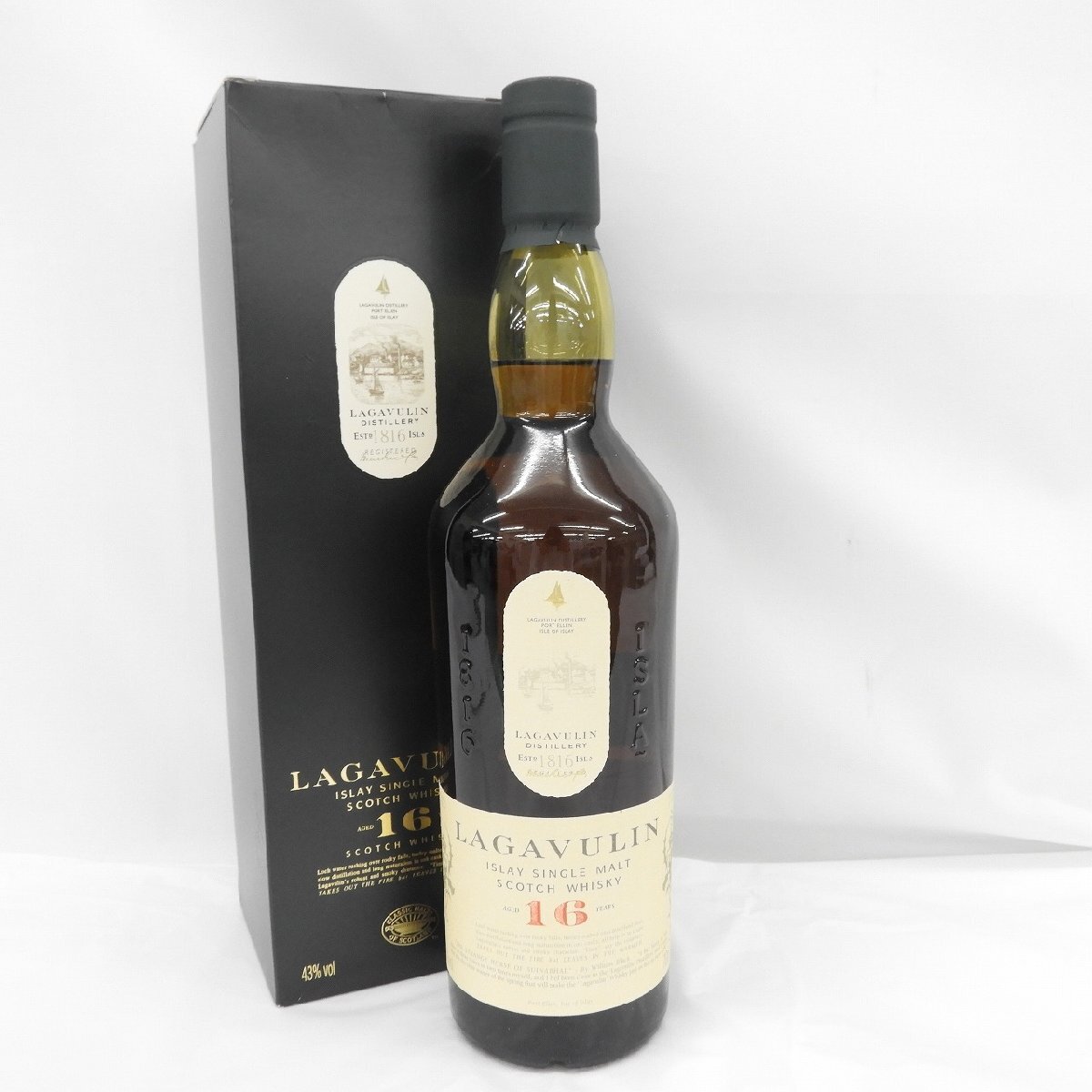 【未開栓】LAGAVULIN ラガヴーリン 16年 アイラ シングルモルト ウイスキー 700ml 43％ 箱付き 11540473 0409_画像1