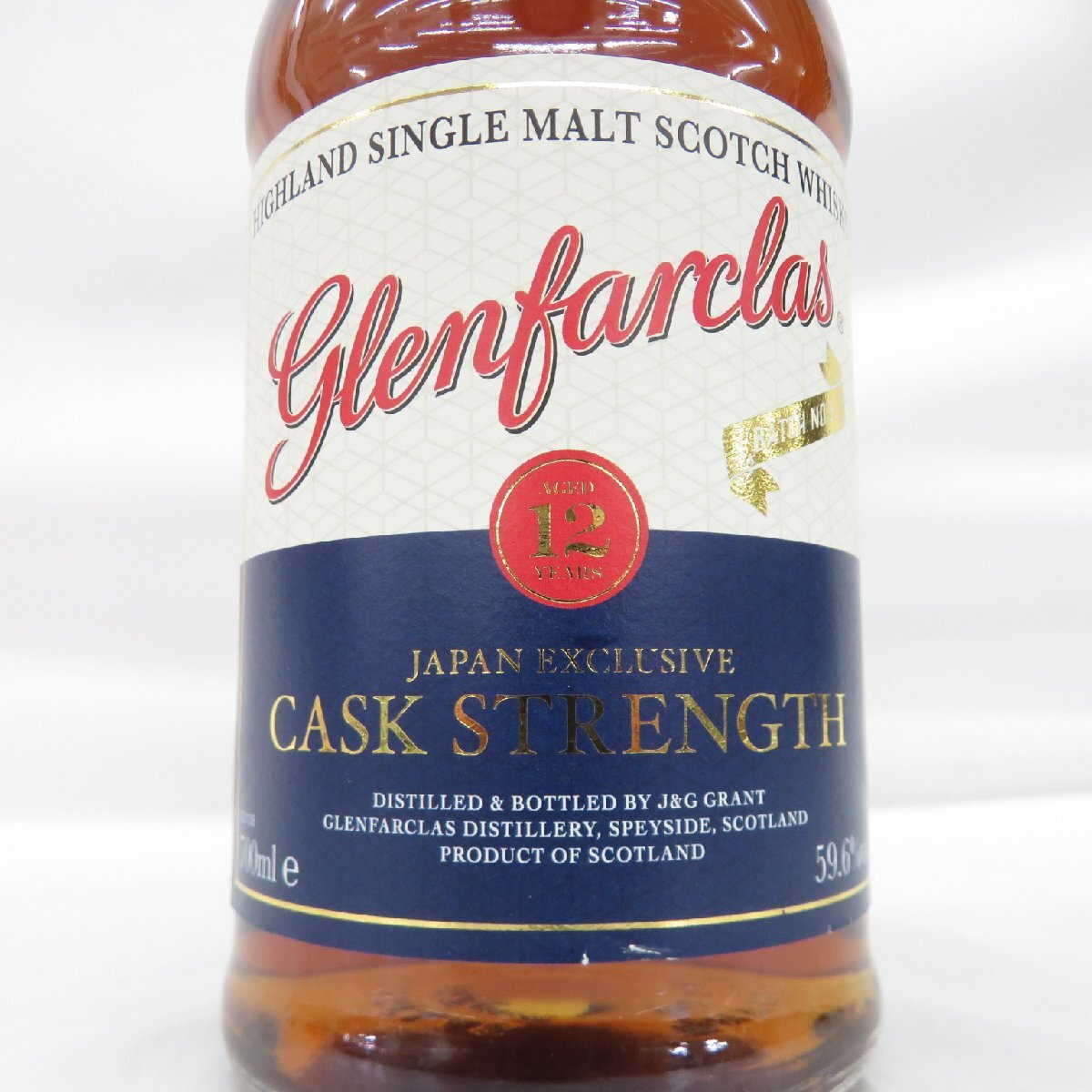 【未開栓】Glenfarclas グレンファークラス 12年 バッチ5 カスクストレングス ウイスキー 700ml 59.6% 箱付 11547650 0411_画像2