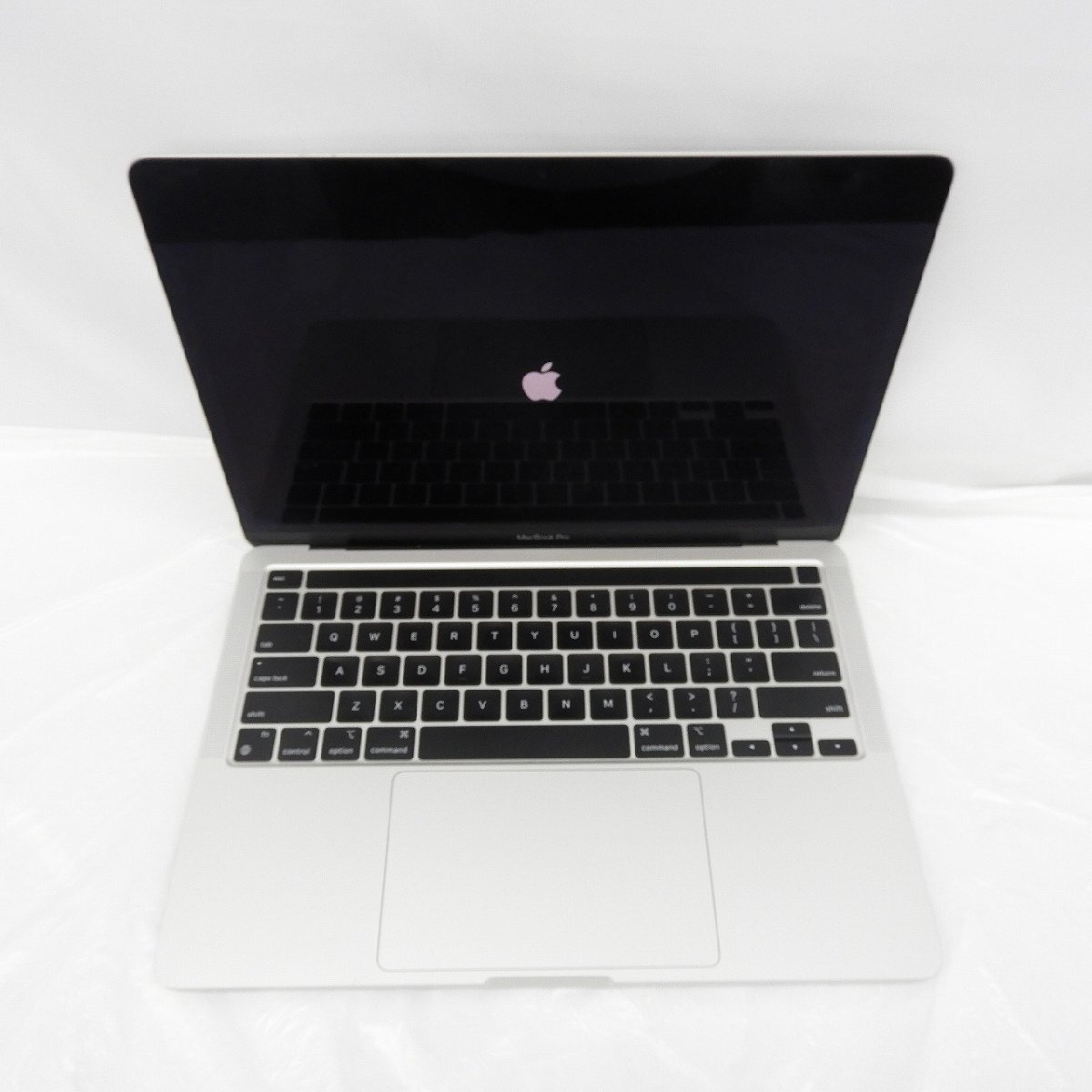 【中古品】Apple アップル ノートPC MacBook Pro 13インチ 2020 シルバー A2338 タッチバー付き USキー M1/8GB/SSD512GB 11532706 0411_画像1