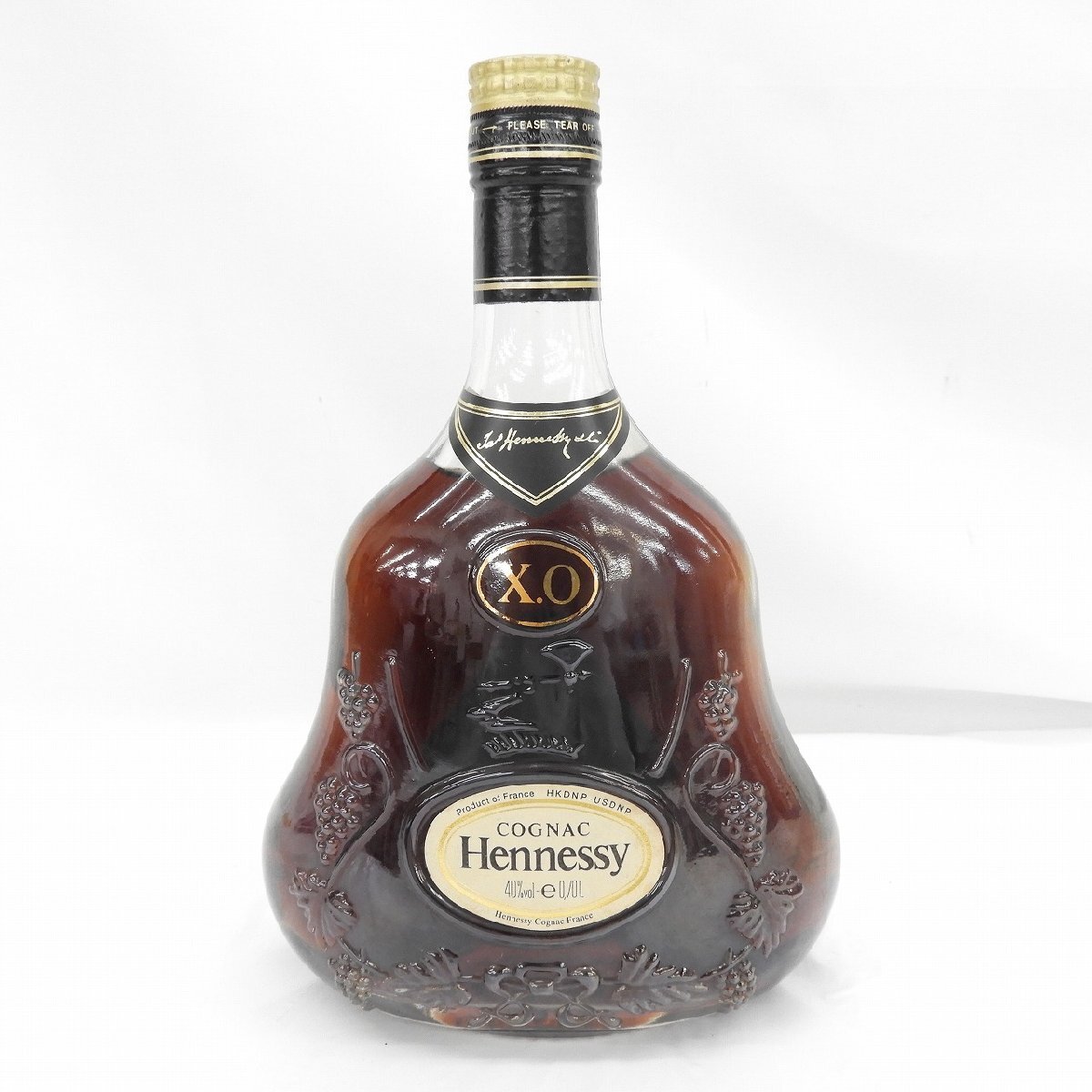 【未開栓】Hennessy ヘネシー XO 金キャップ クリアボトル ブランデー 700ml 40% 11544352 0412の画像1