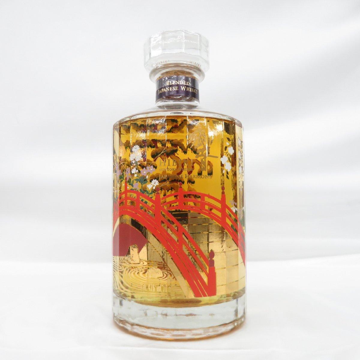 【未開栓】SUNTORY サントリー 響 ジャパニーズハーモニー 100周年記念 意匠ボトル ウイスキー 700ml 43% 箱/冊子付 11541505 0412の画像2