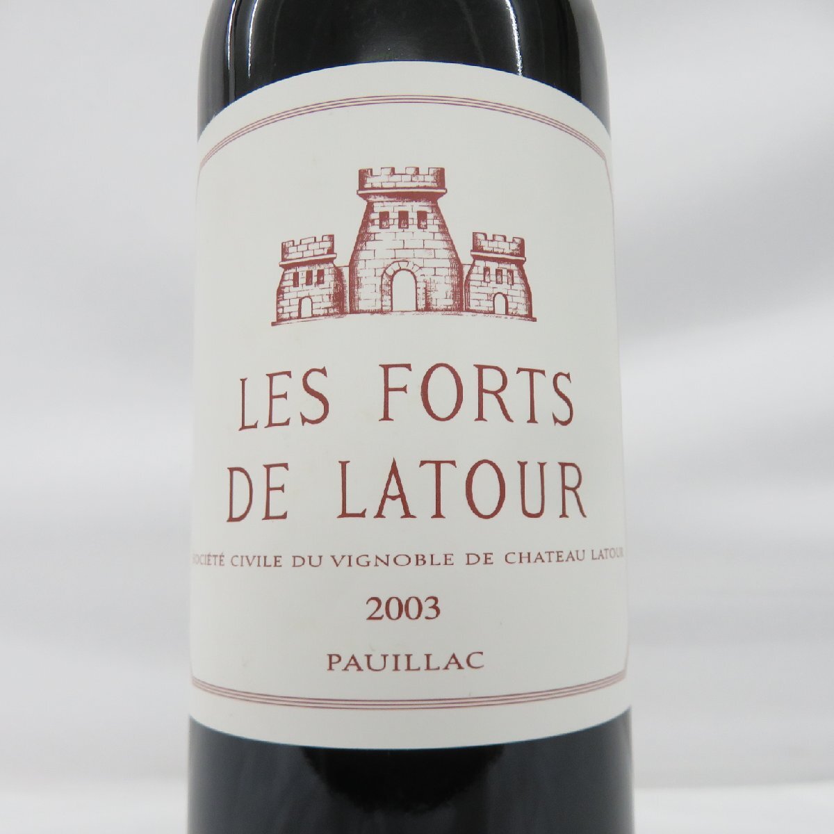 【未開栓】LES FORTS DE LATOUR レ・フォール・ド・ラトゥール 2003 赤 ワイン 750ml 13% 11552330 0415の画像2