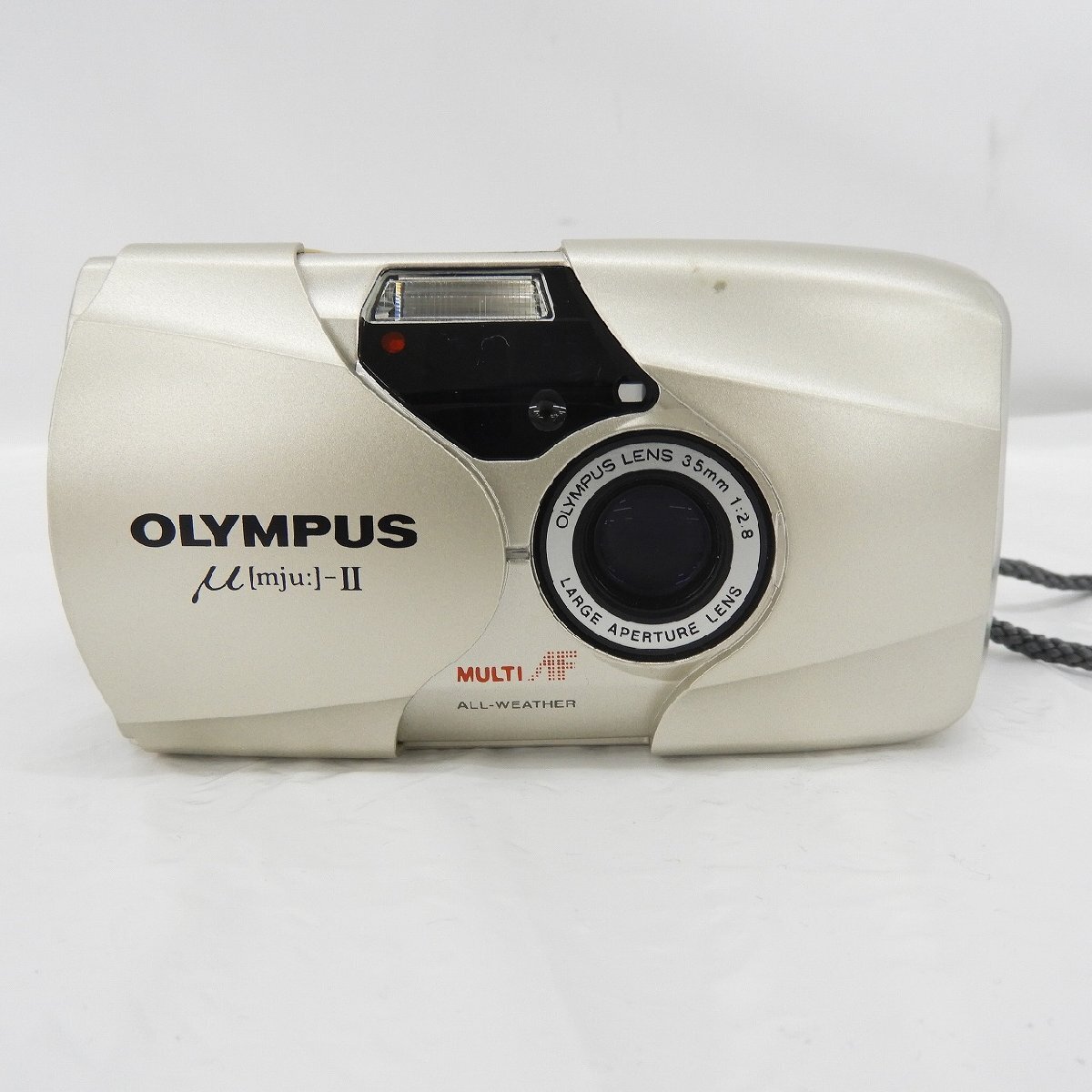 1円～【ジャンク品】OLYMPUS オリンパス コンパクトフィルムカメラ μ[mju:]-II ※動作未確認 11551972 0416の画像2