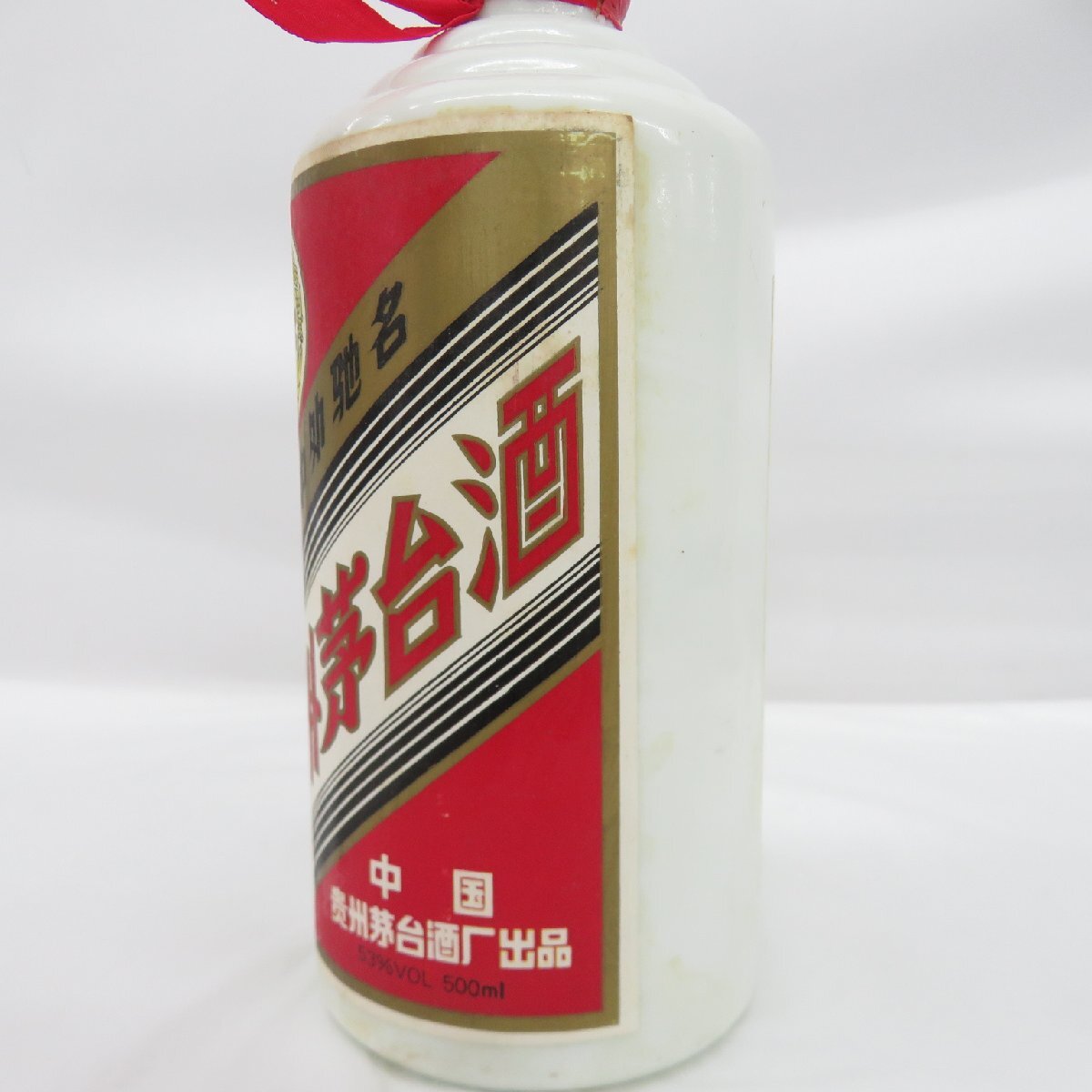 【未開栓】貴州茅台酒 マオタイ酒 五星麦ラベル 1992 MOUTAI KWEICHOW 中国酒 500ml 53% 998g 箱付 11552510 0416の画像4