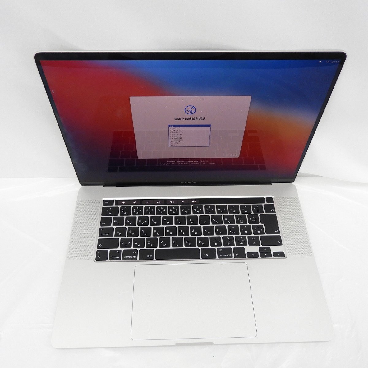 【中古品】Apple アップル ノートパソコン MacBook Pro 16インチ 2019 A2141 corei7/2.6GHz/16GB/SSD512GB Touchbar搭載 11549107 0417の画像1