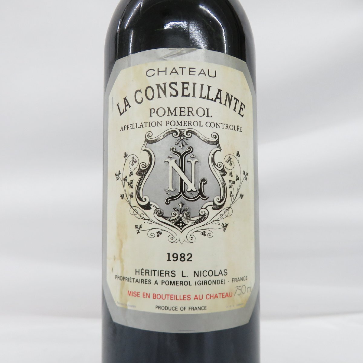 【未開栓】CHATEAU LA CONSEILLANTE シャトー・ラ・コンセイヤント 1982 赤 ワイン 750ml 14％未満 11555756 0419の画像2