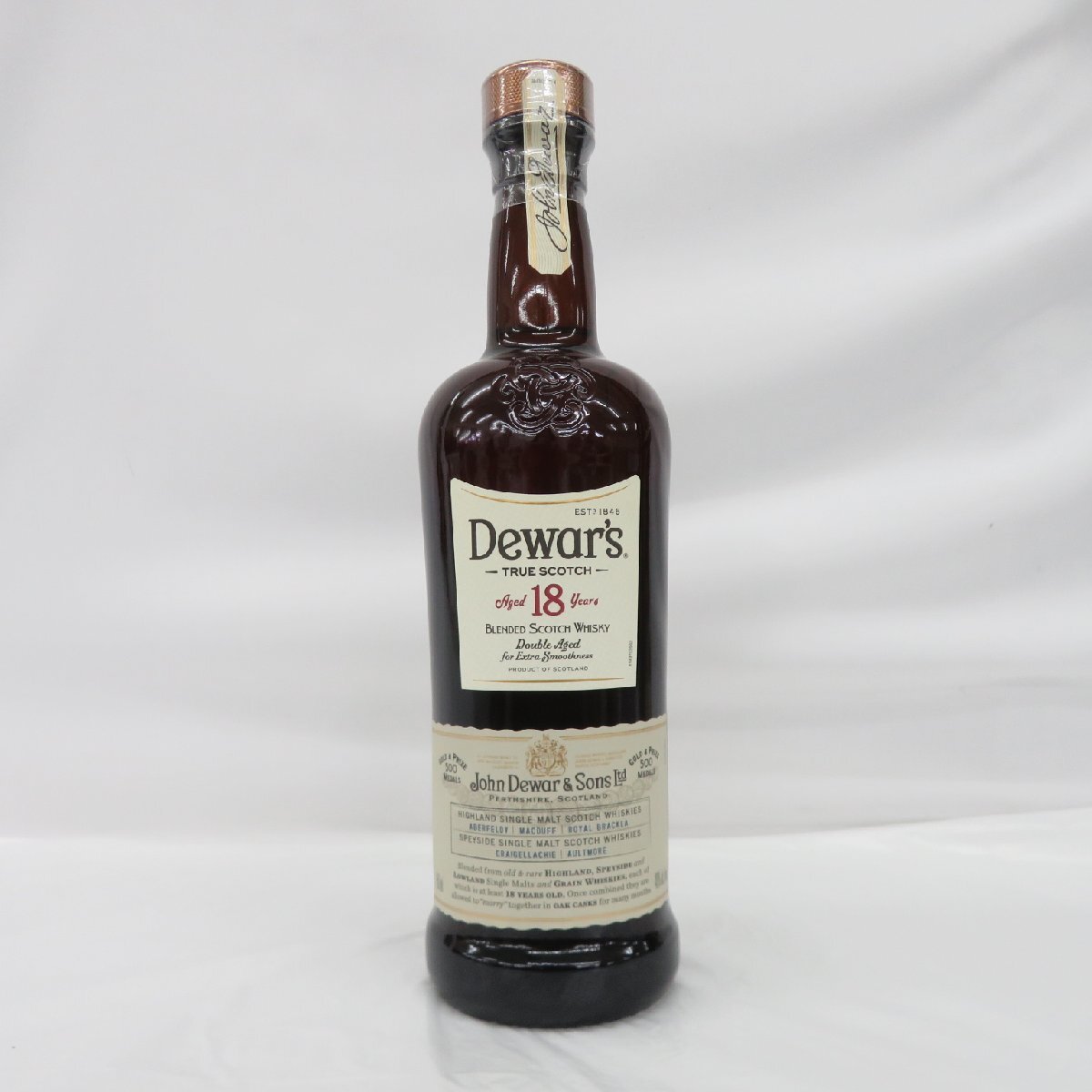 【未開栓】Dewar's デュワーズ 18年 トゥルースコッチ ウイスキー 750ml 40% 11553247 0420の画像1