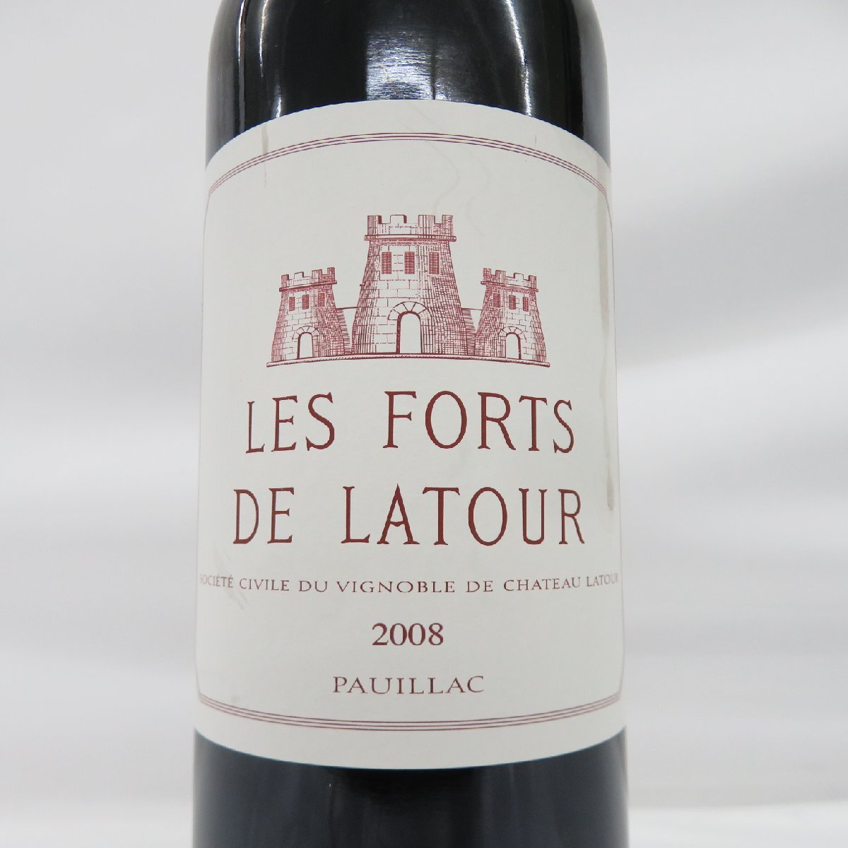 【未開栓】LES FORTS DE LATOUR レ・フォール・ド・ラトゥール 2008 赤 ワイン 750ml 13.5% 11556451 0420の画像2